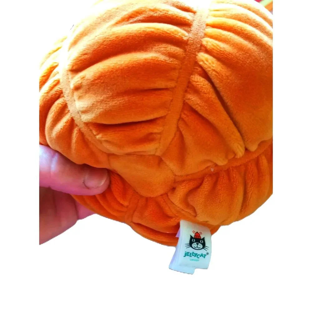 JellyCat Authentic Pumpkin plush toy retired small Vivacious Vegetable